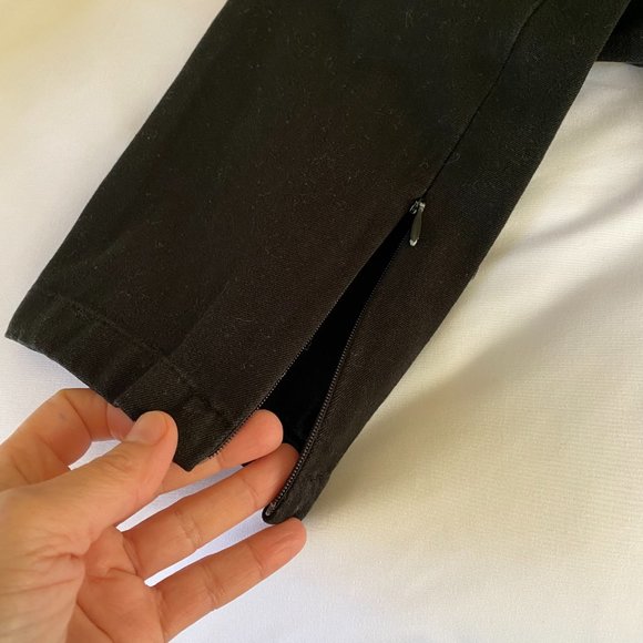 Gap Super Skinny Cropped Black Khakis - Picture 5 of 9